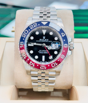 Rolex GMT-Master II PEPSI 126710BLRO Jubilee Bracelet Red Blue Bezel BOX/PAPERS