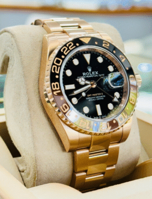 Rolex GMT-Master II Root Beer 126715CHNR Oyster 18k Rose Gold Watch