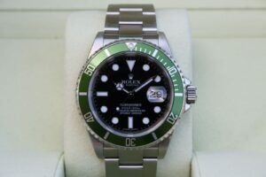 ROLEX GREEN SUBMARINER Z SERIAL MODEL 16610LV ANNIVERSARY SUB LV UNPOLISHED