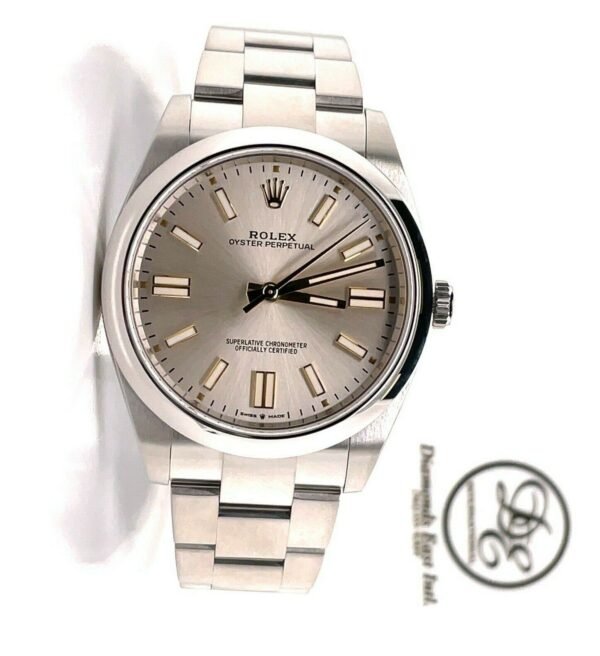 Rolex Oyster Perpetual 124300 41mm Silver Dial Stainless Steel Watch UNWORN