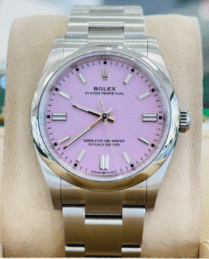 Rolex Oyster Perpetual 36mm 126000 Factory Pink Dial Oyster Band Watch UNWORN
