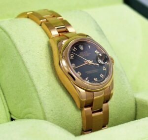Rolex President 179165 New Style 18K Rose Gold Datejust Oyster Ladies Watch MINT