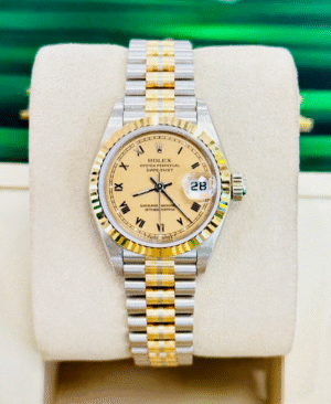 Rolex President Datejust Tridor 69179 18k White / Yellow /Rose Gold Lady Watch