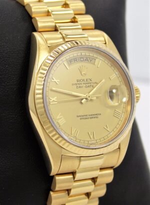 Rolex President Day-Date 18038 18K Yellow Gold Roman Dial *MINT CONDITION*