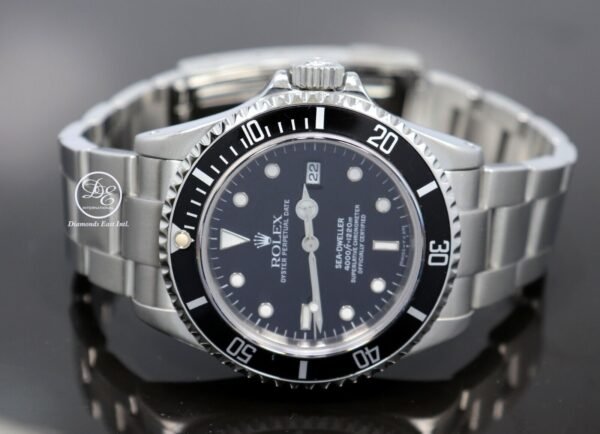 Rolex Sea-Dweller 16600 Oyster Stainless Steel Black Dial Men's Watch Mint