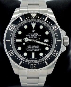 ROLEX SEA-DWELLER Deepsea 116660 Oyster SS Ceramic Bezel Watch Mint Condition