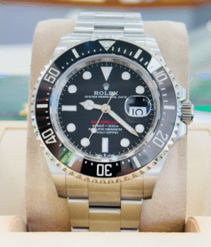 Rolex Sea-Dweller Red 126600 43mm Black Ceramic Bezel Watch Box/ Papers
