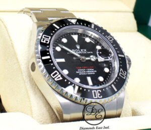 Rolex Sea-Dweller Red 43mm 126600 Steel Diver Watch Ceramic Bezel B/Papers MINT