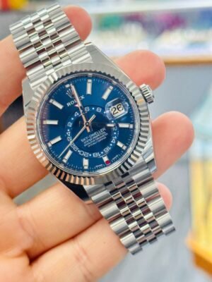 Rolex Sky-Dweller 326934 Steel Blue Dial Jubilee Perpetual Watch B/PAPERS UNWORN