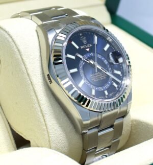 Rolex Sky-Dweller 326934 Steel Blue Dial Oyster Perpetual Watch B/PAPERS UNWORN