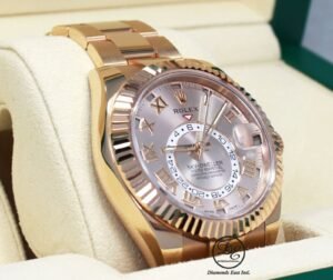 Rolex Sky-Dweller 326935 18K Rose Gold Oyster Sundust Dial Watch