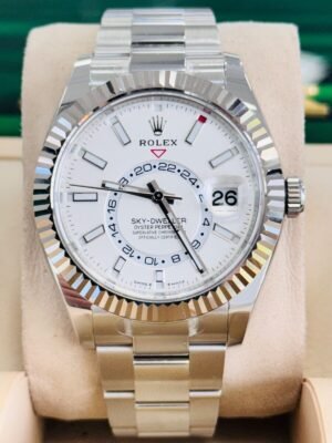 Rolex Sky-Dweller White Dial 336934 Oyster Band Watch Box/Paper UNWORN 2025