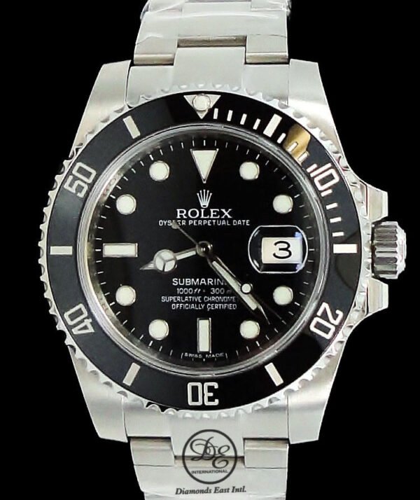 Rolex Submariner 116610 Date Ceramic Bezel Oyster Steel Watch *MINT CONDITION*