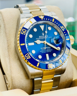 Rolex Submariner 126613LB Steel 18k Yellow Gold Oyster Bracelet Blue Bezel B/PPR