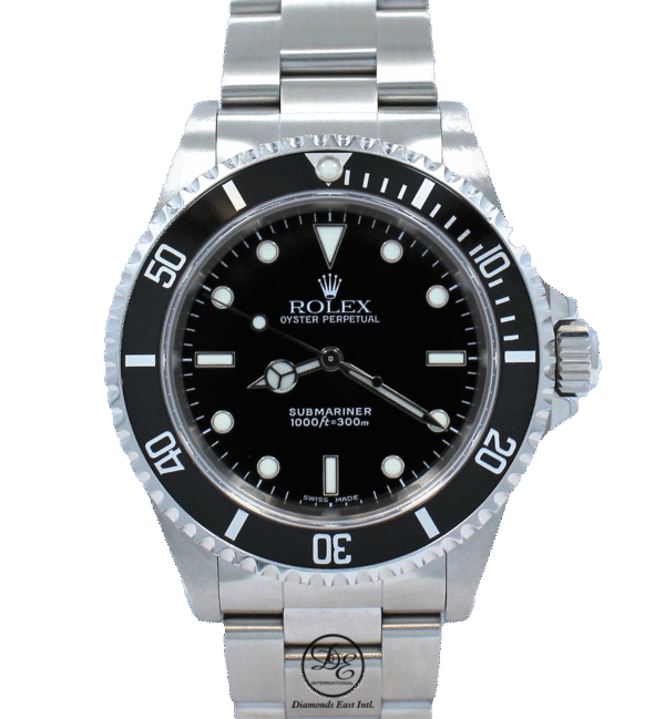 ROLEX Submariner 14060 Oyster Steel Black Dial Men's Watch *MINT CONDITION*