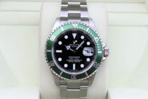 ROLEX SUBMARINER 16610LV 50TH ANNIVERSARY GREEN SUB NOS