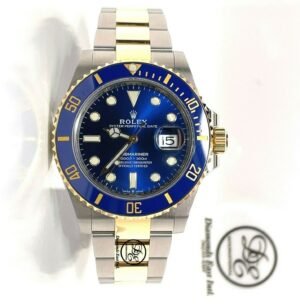 Rolex Submariner 41mm 126613 LB 18K Yellow Gold/Steel Blue Ceramic Watch UNWORN