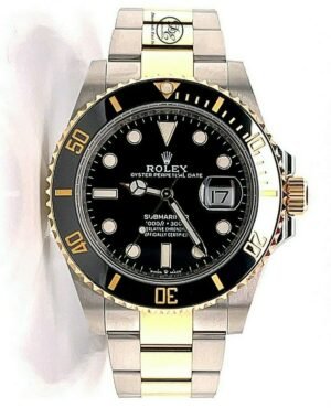 Rolex Submariner 41mm 126613 LN 18K Yellow Gold/Steel Black Ceramic Watch UNWORN
