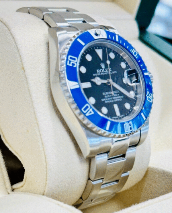 Rolex Submariner Date 116610 LN Custom Blue Bezel Insert "Cookie Monster" *MINT