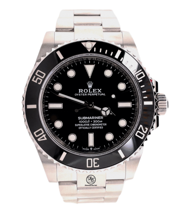 Rolex Submariner No Date 124060 Oyster Ceramic Bezel Watch BOX/PAPERS UNWORN