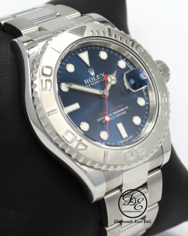 Rolex Yacht Master 116622 40mm Oyster Blue Dial Platinum Bezel Watch B/PAPER MIN