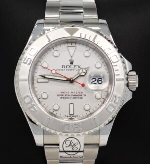 Rolex Yacht Master 116622 40mm Oyster Steel Platinum Dial & Bezel Watch