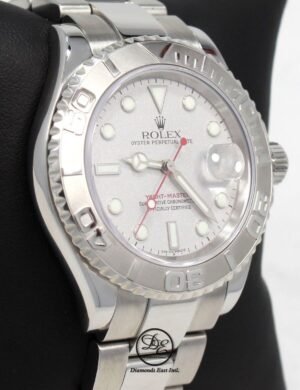 ROLEX Yacht Master 16622 40mm Oyster Perpetual Platinum Bezel Watch Box Papers