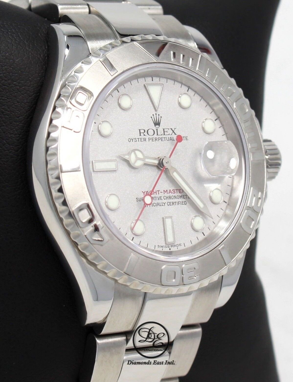 ROLEX Yacht Master 16622 40mm Oyster Perpetual Platinum Bezel Watch Box Papers