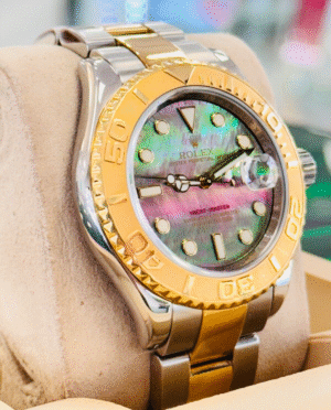 Rolex Yacht-Master 40mm 16623 FACTORY Tahitian Mother of Pearl Steel /Gold B/PPR