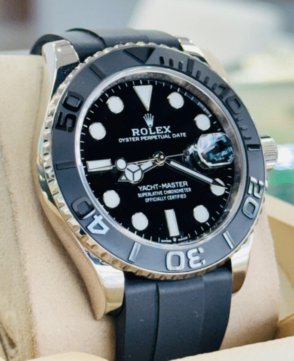 Rolex Yacht-Master 42mm 226659 18K White Gold Oysterflex Box and Papers