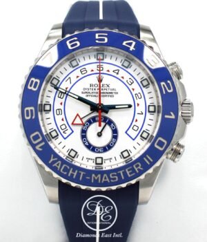 Rolex Yacht Master II 116680 44mm Rubber B and Oyster Steel Band Watch BOX/PAPER