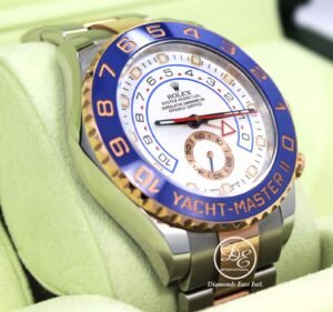 Rolex Yacht Master II 116681 18K Rose Gold Steel 44MM Watch MINT BOX/PAPERS