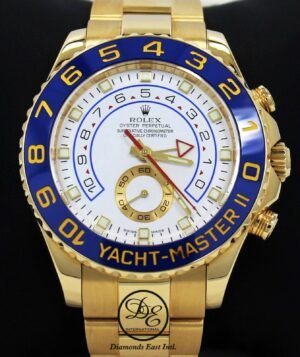 Rolex Yacht Master II 116688 Gold Hands 18K Yellow Gold Watch *MINT*