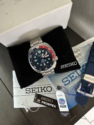 Seiko Prospex PADI Special Edition Diver SRPA21 Turtle Pepsi Bezel~ Box Papers
