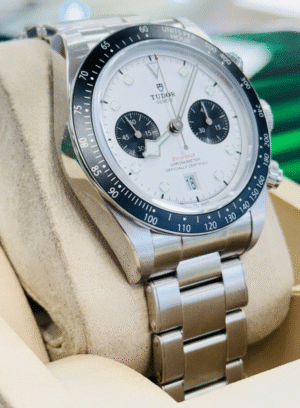 Tudor Black Bay Chrono M79360N Black Bay Panda Dial 41mm Steel Case B/P UNWORN