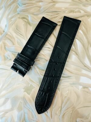 Unworn Jaeger LeCoultre Black Matte Alligator Band 20mm With 18mm End