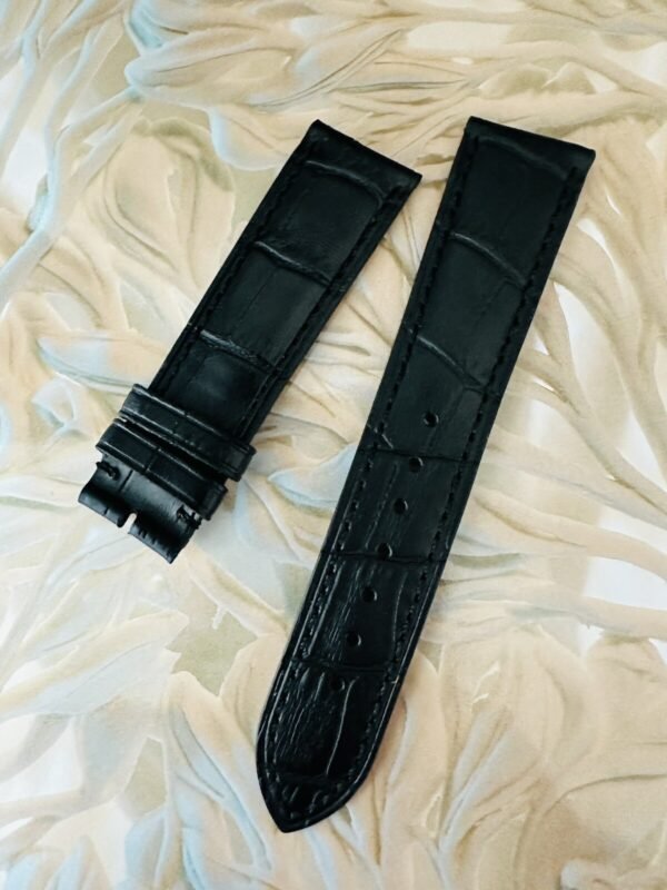 Unworn Jaeger LeCoultre Black Matte Alligator Band 20mm With 18mm End