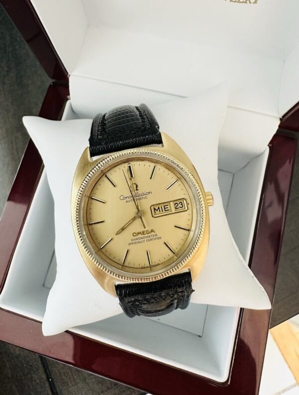 Vintage Men’s Omega Constellation Day Date 18k Solid Gold ~ ref. 168.0019