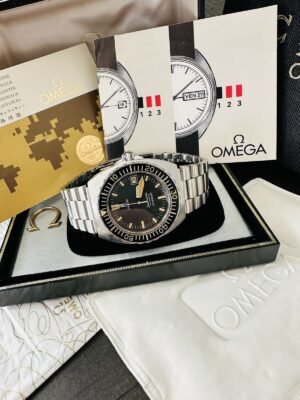 Vintage Men’s Omega Seamaster 120 Ref.166.0250 Baby Ploprof Box & Papers