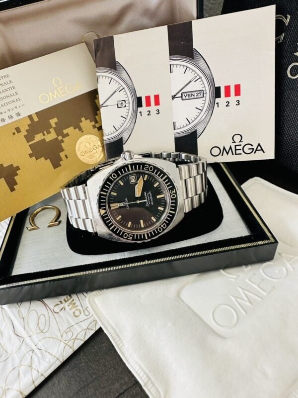 Vintage Men’s Omega Seamaster 120 Ref.166.0250 Baby Ploprof Box & Papers