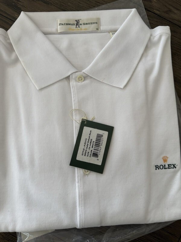 Vintage New Old Stock Rolex Fairway & Greene Golf Polo Shirt Size XXL