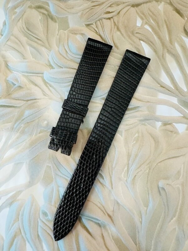 Vintage Unworn Patek Philippe Brown Lizard Band Unpadded 16mm & 13mm Buckle End