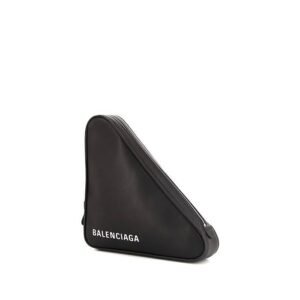 Balenciaga pouch in black leather