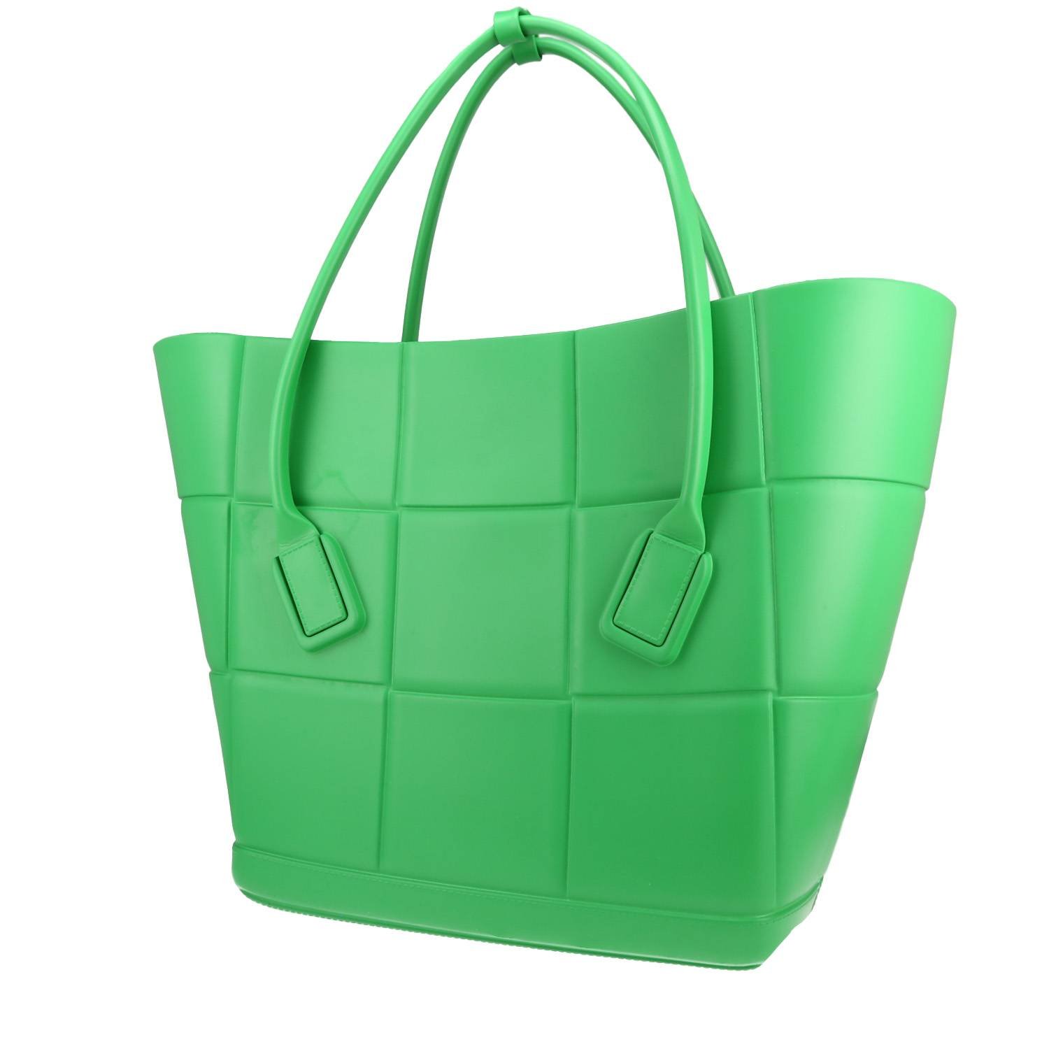Bottega Veneta Arco large model handbag in green plastic