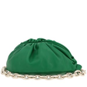 Bottega Veneta clutch-belt in green leather