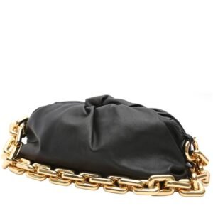 Bottega Veneta Pouch handbag in black leather