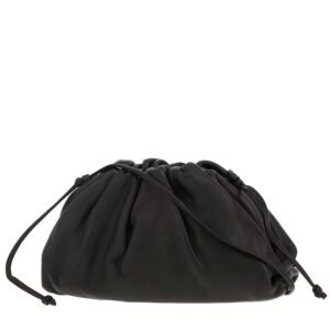 Bottega Veneta Pouch shoulder bag in black leather