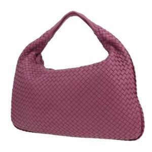 Bottega Veneta Veneta handbag in pink intrecciato leather
