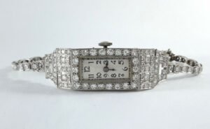 BRUNYIL PLATINUM DIAMOND WRIST WATCH - WL1826