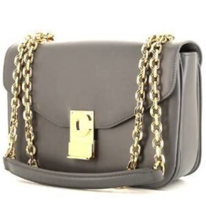 Celine C Bag medium model shoulder bag in grey leather